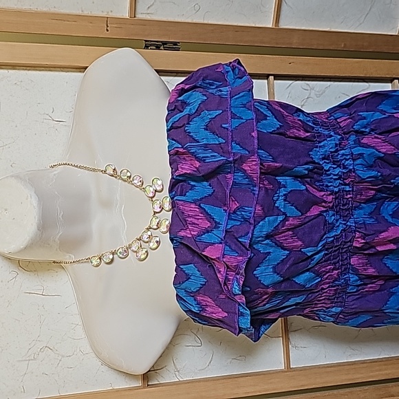 Junior Girls Purple/Blue OP Strapless in a Size Large (11-13) - Picture 2 of 5